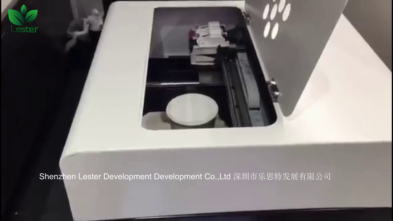 1'34'' Wifi Pad supporting coffee printing video by Ripples coffee printer for coffee bar