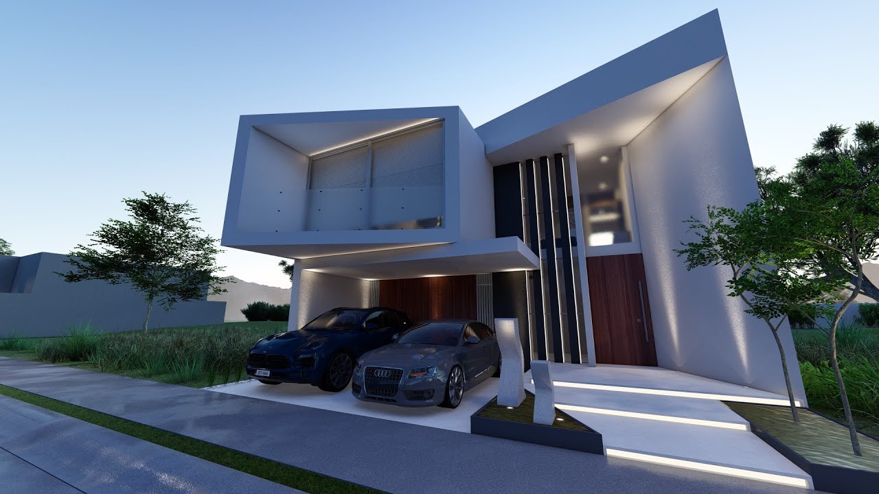 ESPECTACULAR CASA MINIMALISTA DOBLE ALTURA 10x20 | 3 RECÁMARAS 🔥 l MINIMALIST HOUSE 10x20 | 185 M2