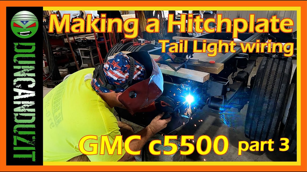 U-haul, GMC 5500, Topkick, C5500, фаркоп, сборка, сварка, изготовление, ускоренная съемка.