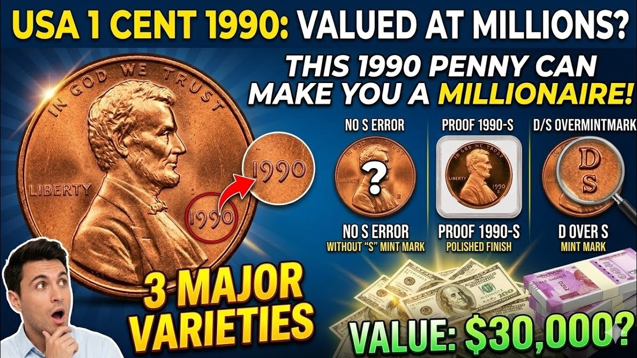 Rare 1990–1998 Lincoln Pennies Worth Money! Check Your Pocket Now