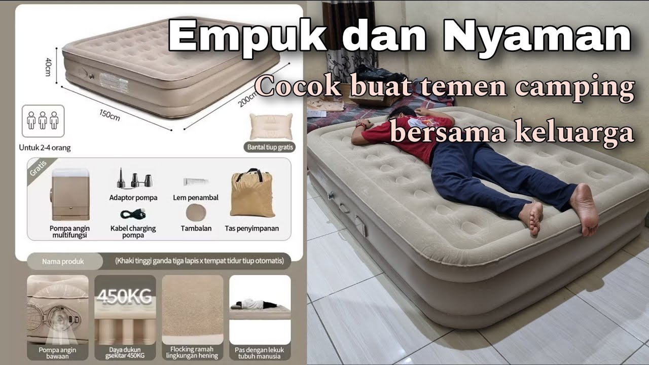 NYAMAN Cocok Buat Camping Bersama Keluarga - Kasur Angin MODOFO