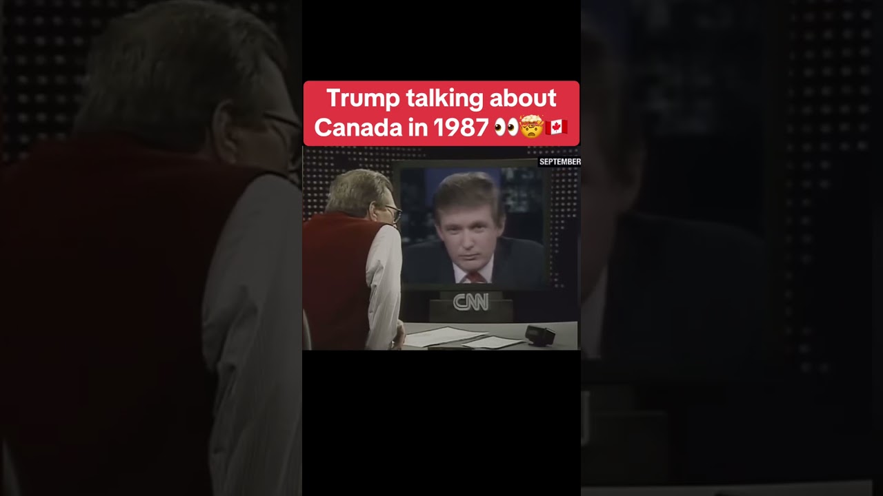 Trump talking about Canada in 1987 👀🤯🇨🇦 🎥 thanks to: CNN