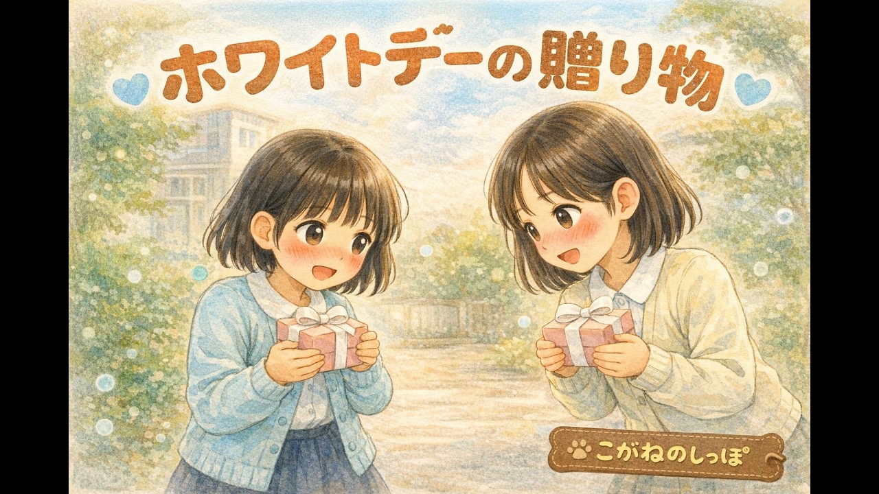 【絵本 読み聞かせ】（２３５）ホワイトデーの贈り物