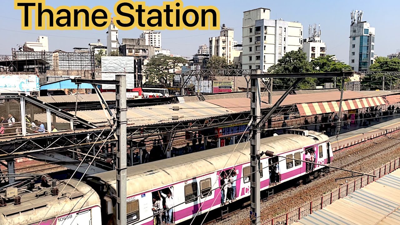 Thane Railway Station || Mumbai Local Trains