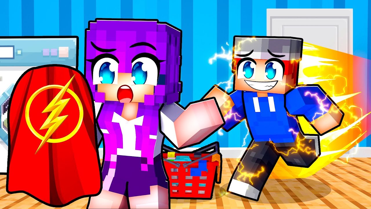 Gara is SECRETLY a SUPERHERO in Minecraft!