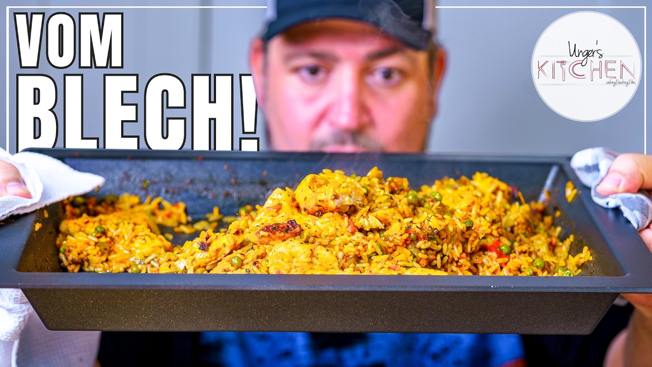 Ofenreisfleisch mit Pute: Das schnellste Blechgericht für den Feierabend | Unger's Kitchen