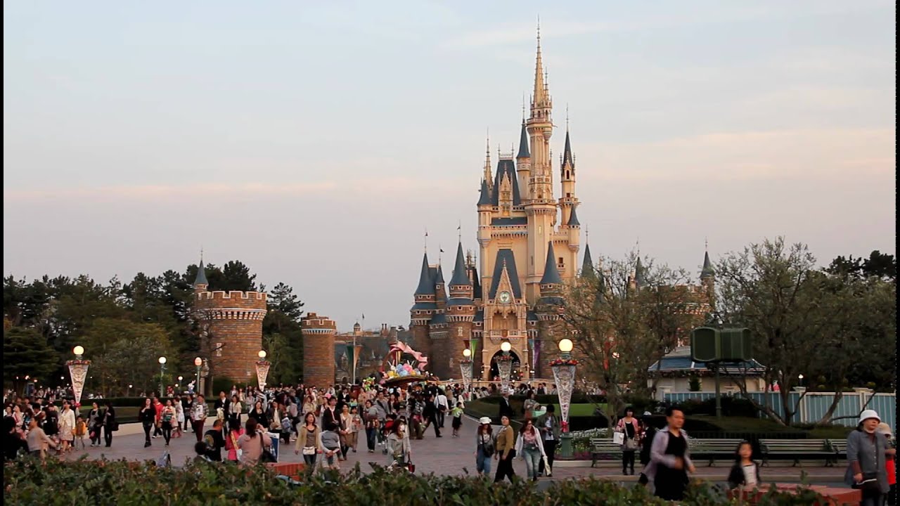 震災影響　１８：００のTDL閉園アナウンス　高画質高音質