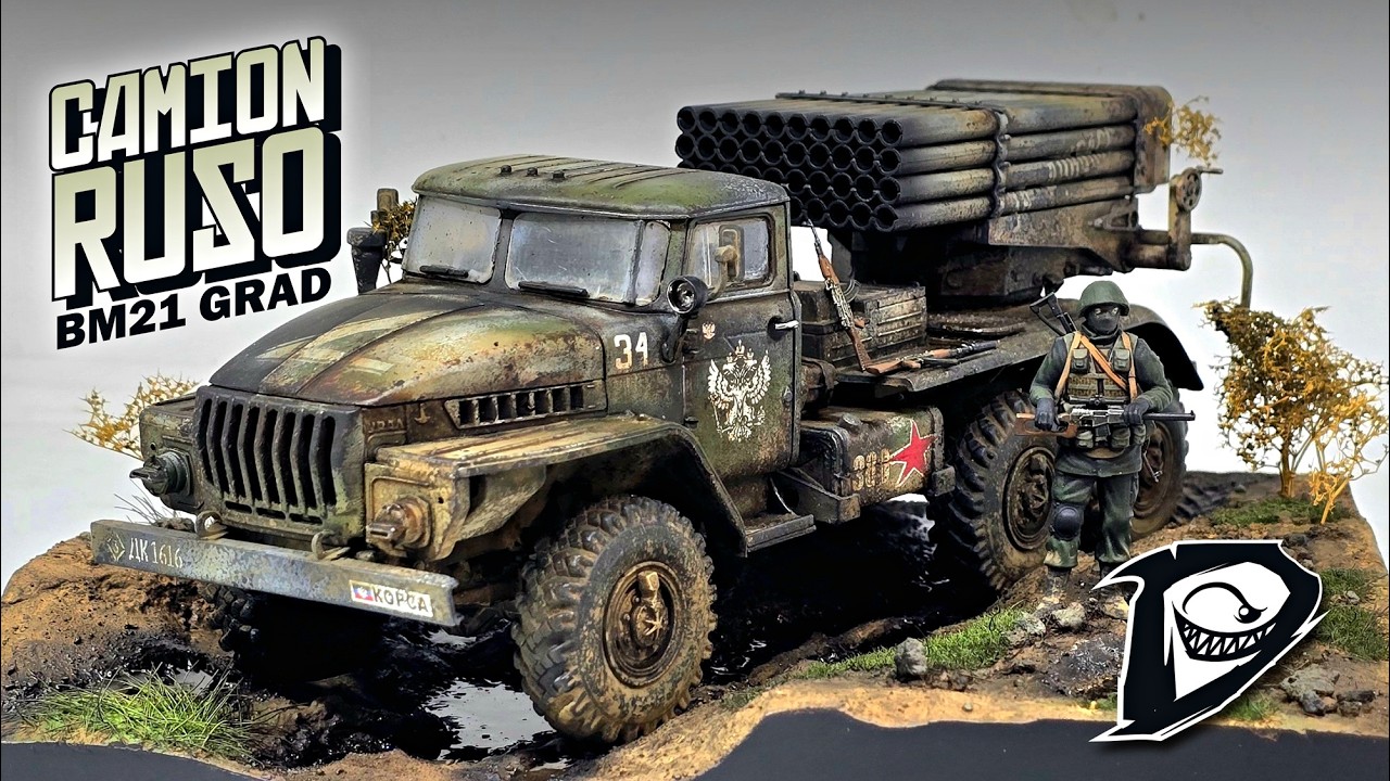 BM21 GRAD URAL CAMION RUSO.