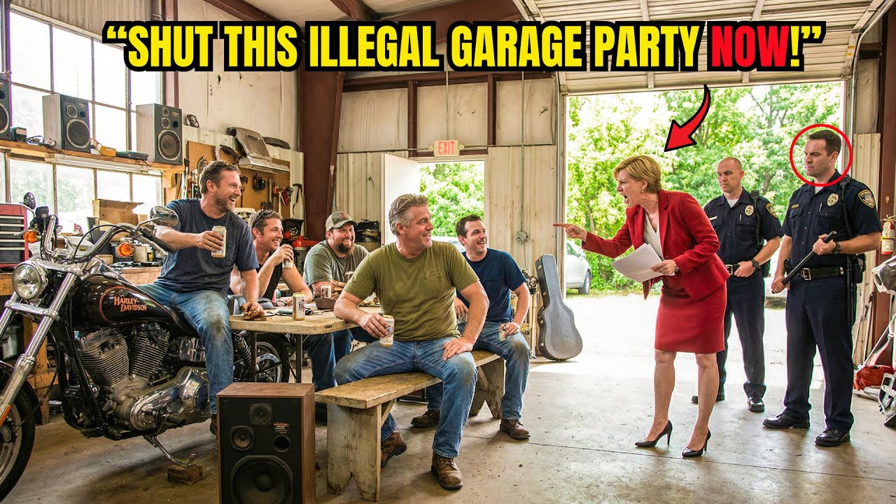 HOA Karen Called 911 to Shut Down My Garage Party – Instant Regret When the Police Chief Walked Out!