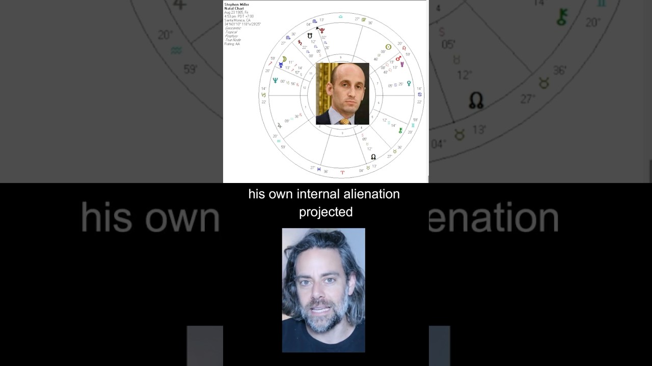 Steven Miller's Natal Chart #stephenmiller #evolutionaryastrology