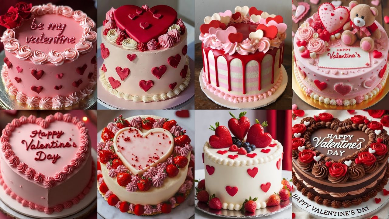 💖Valentine Day Cake/Valentine's Day Cake Designs/Chocolate Cake Recipe/Cake Cake/Cake Wala#picture
