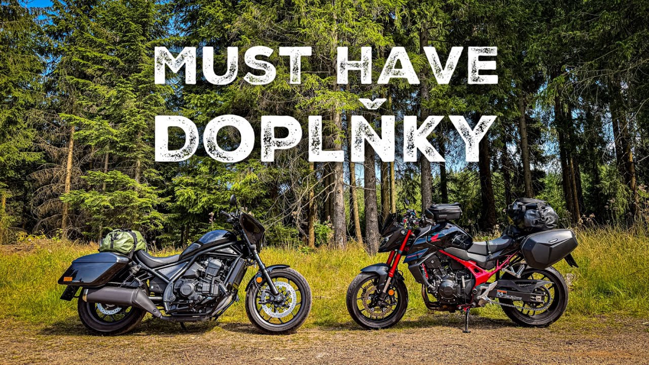Jak si vylepšit motorku? 🤔 Naše must-have doplňky🫡