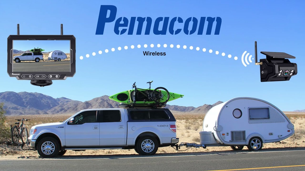 pemacom P15 Magnetic Solar Wireless Backup Camera:7