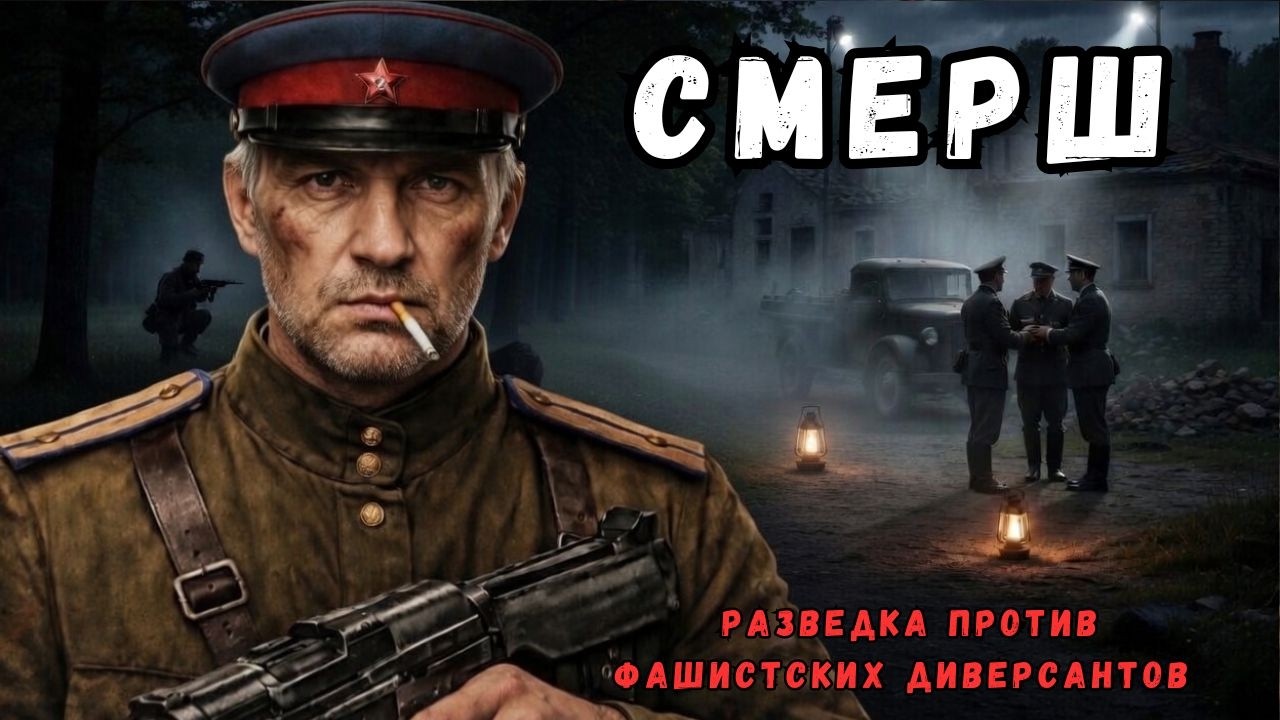 📖 Аудиокнига полная  : СМЕРШ - РАЗВЕДКА ПРОТИВ ФАШИСТСКИХ ДИВЕРСАНТОВ \ Военные Истории 👍