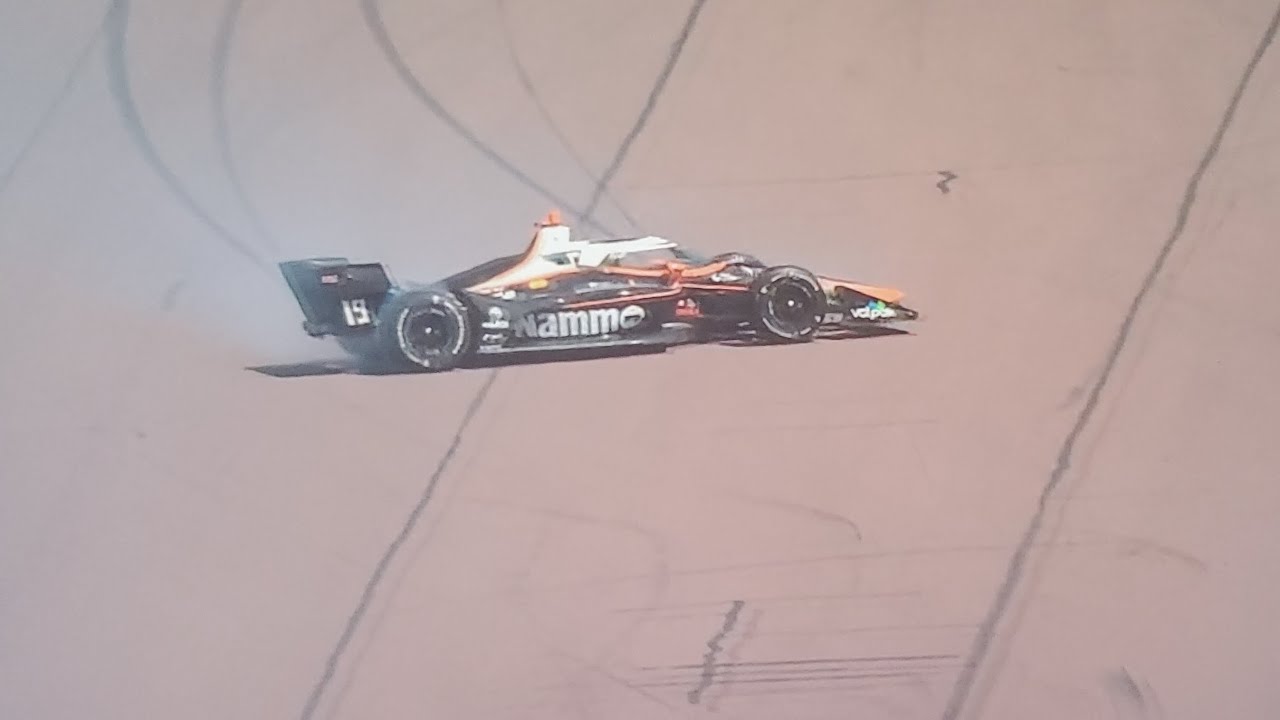 START OF RACE HAUGER SPIN-2026 NTT INDYCAR SERIES GOOD RANCHERS 250 AT PHOENIX RACEWAY 