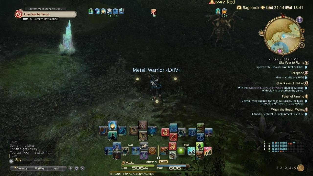 FINAL FANTASY XIV Online Fishing Namitaro