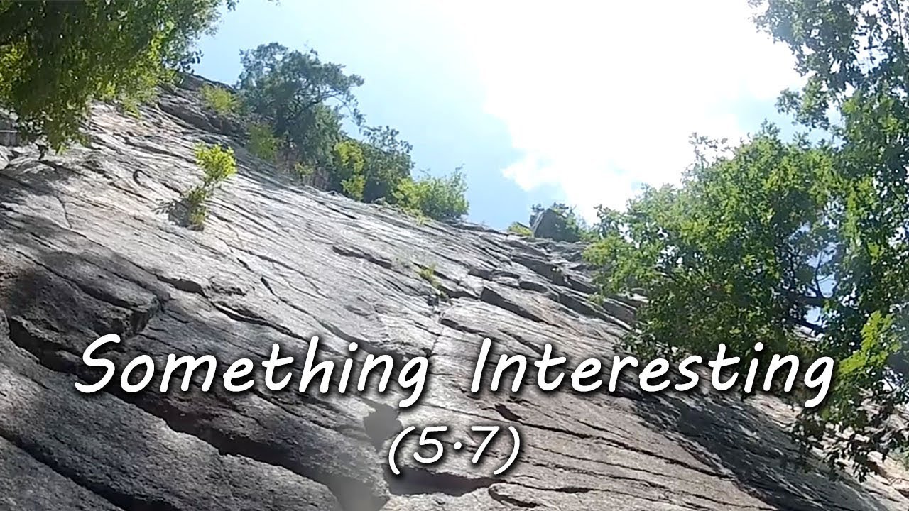 Trad Climbing on Something Interesting at The Gunks, NY