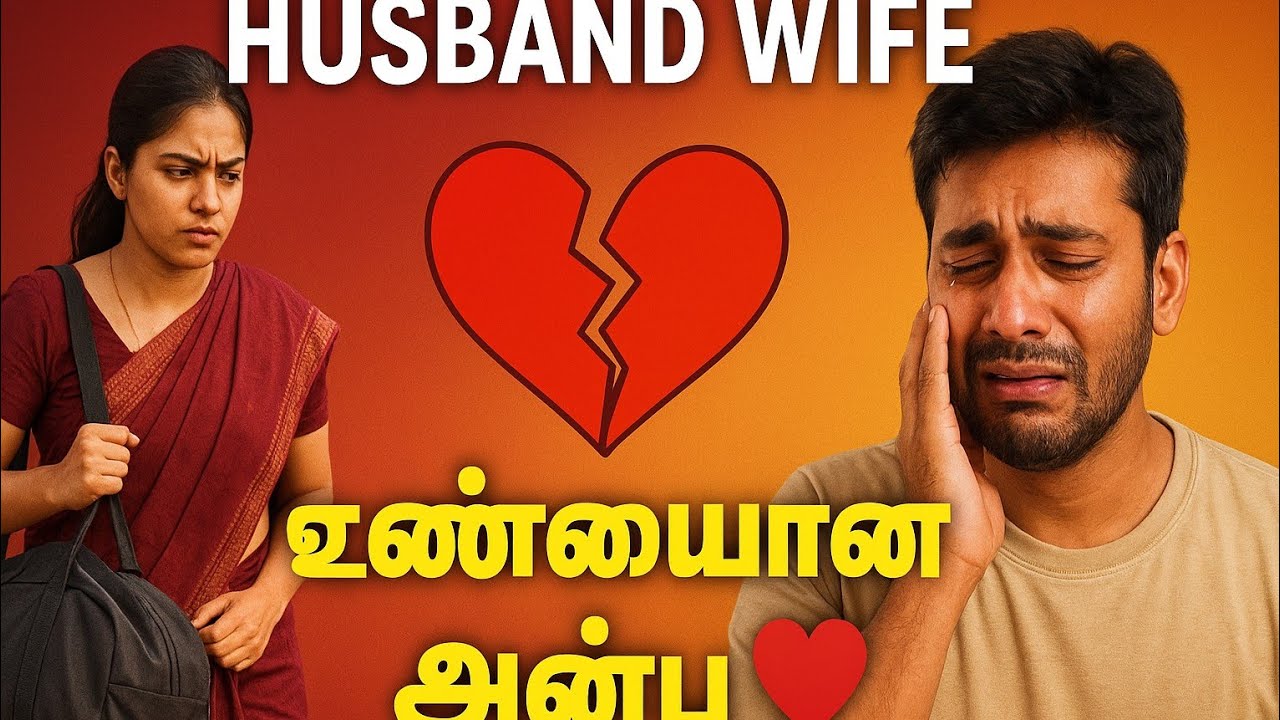 Husband Wife Love Story After Fight | Emotional Tamil Story | Family Relationship #tamilstory
