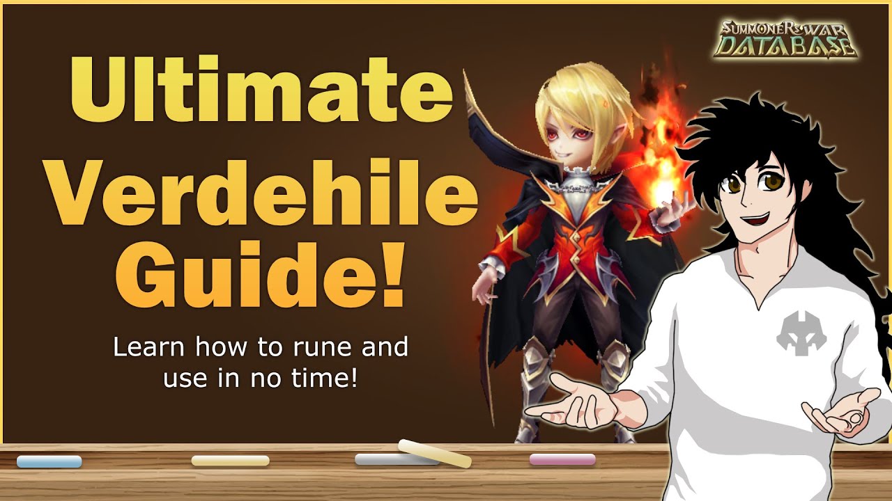 How to Rune, Build, and Use Verdehile (Fire Vampire) Summoners War Strategy Guide