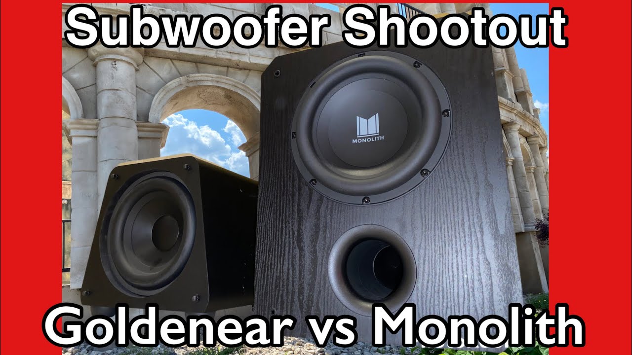 Monolith 10 vs Goldenear Forcefield 4 subwoofers