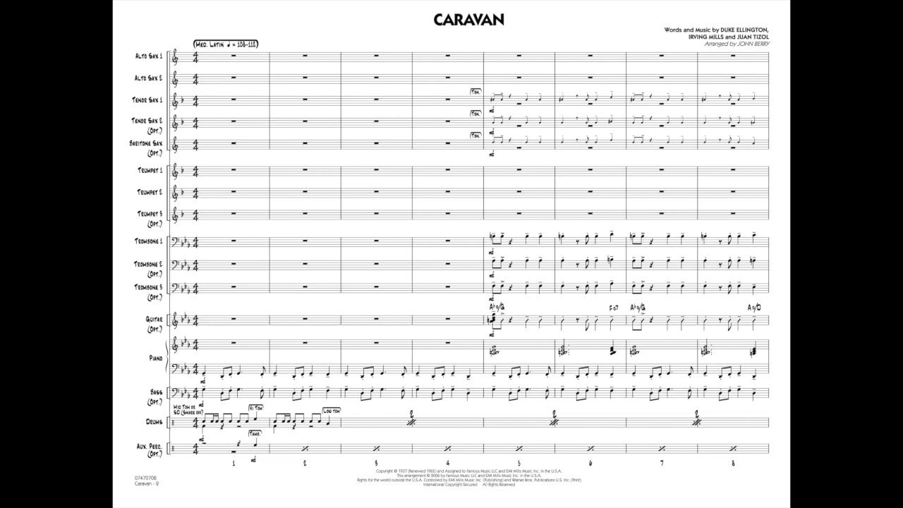 Caravan arranged by John Berry