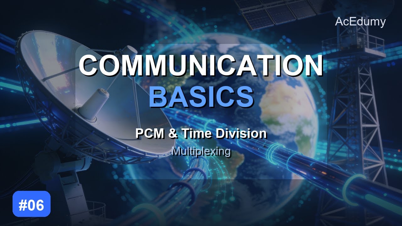 Communication Basics #06 — PCM & Time Division Multiplexing