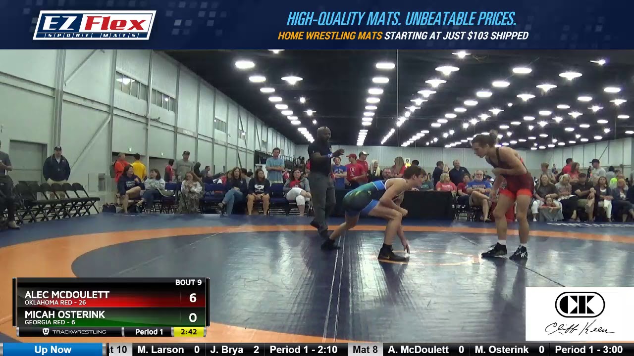 Mat 8 152 Alec McDoulett Oklahoma Red Vs Micah Osterink Georgia Red
