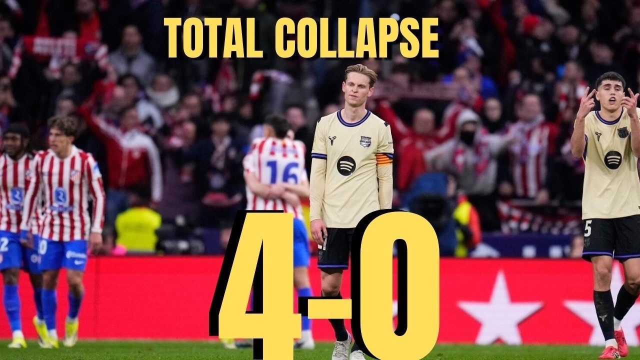 Barcelona Destroyed in 45 Minutes | Atl&eacute;tico 4&ndash;0 Shock&rdquo; #football #barcelona #athleticomadrid