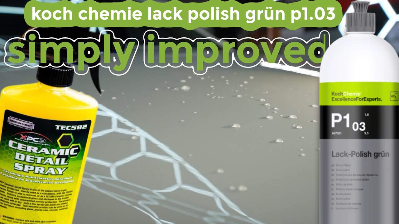 Koch Chemie P103 Lack Polish ￼ Topping Technician Choice ￼ Ceramic. Lake Country Pad ￼￼