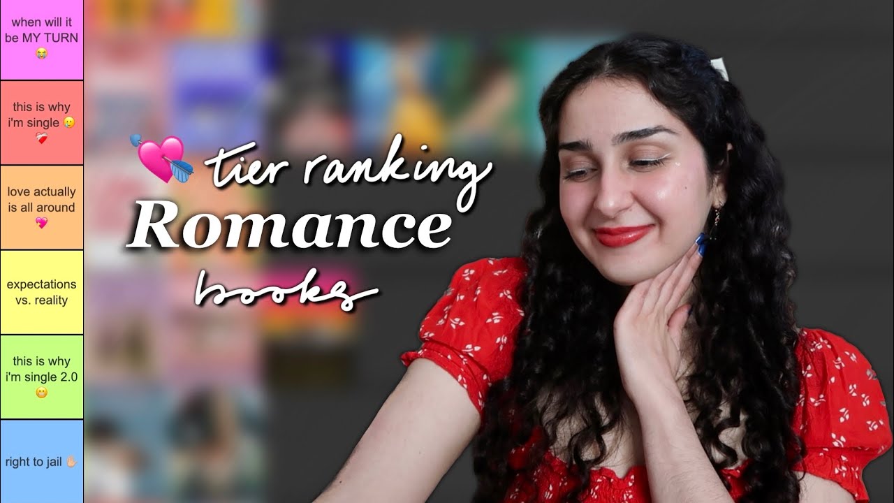 tier ranking every romance book i've read 💕