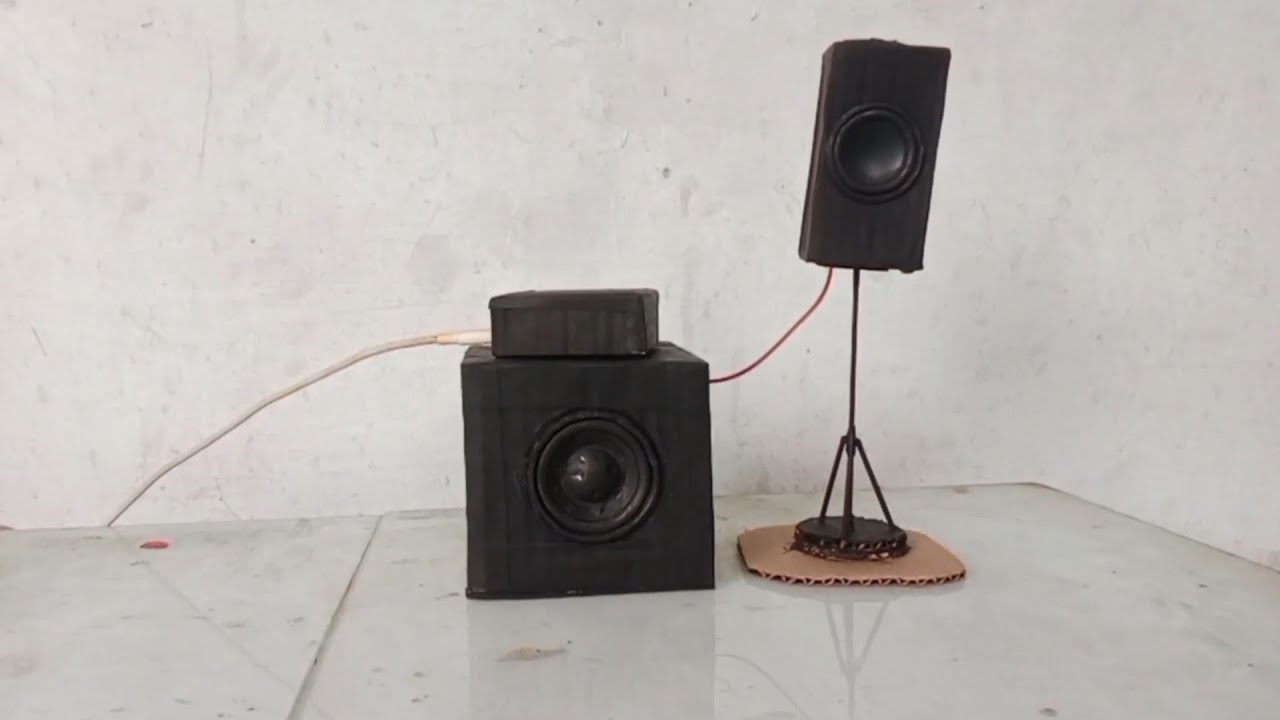 Make Cardboard Dj speaker Pa system  blutooth speaker Craft