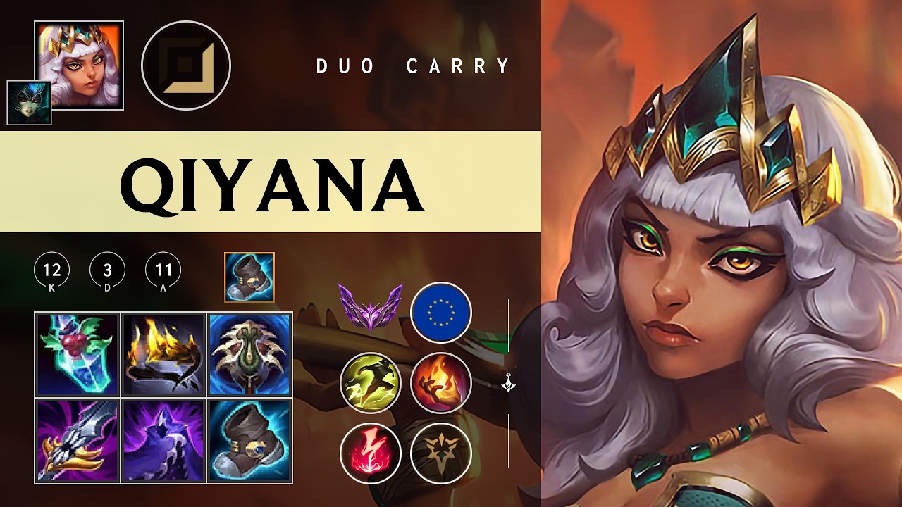 Qiyana ADC vs Ekko - EUW Master Patch 26.05