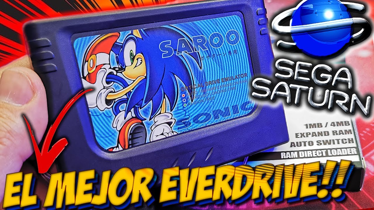 🌀 SAROO Everdrive carga Juegos desde MicroSD en tu SEGA Saturn 🚀 Review y Tutorial del Cartucho !!