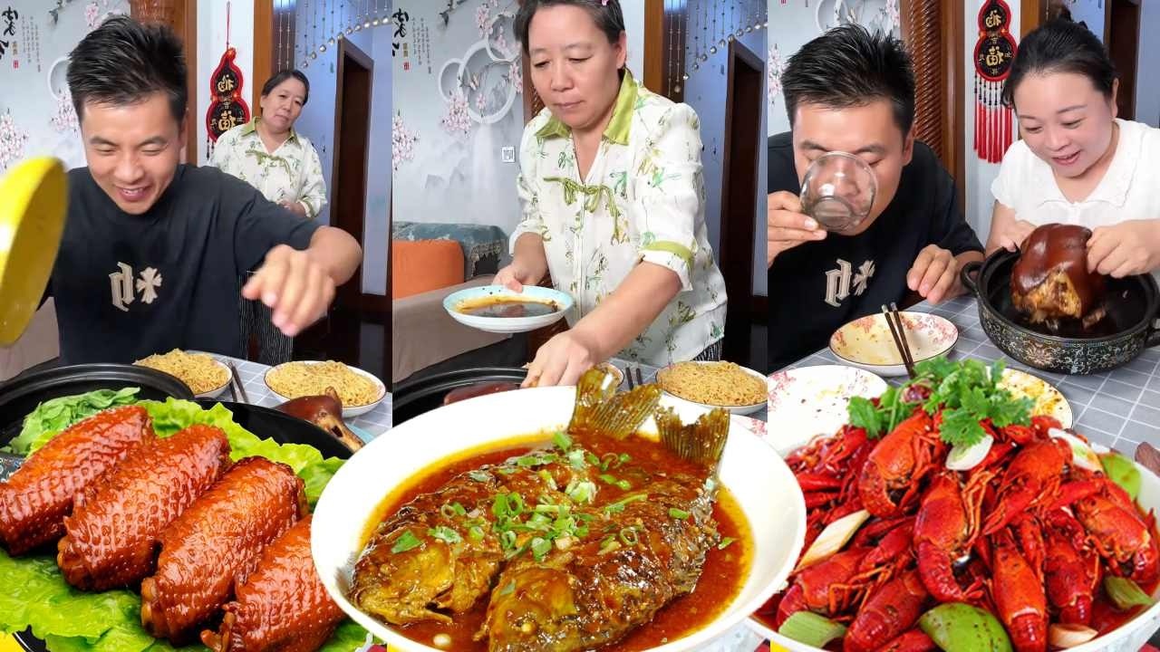 El marido intrigante cambió deliberadamente el codillo de cerdo, pero la suegra lo devolvió.
