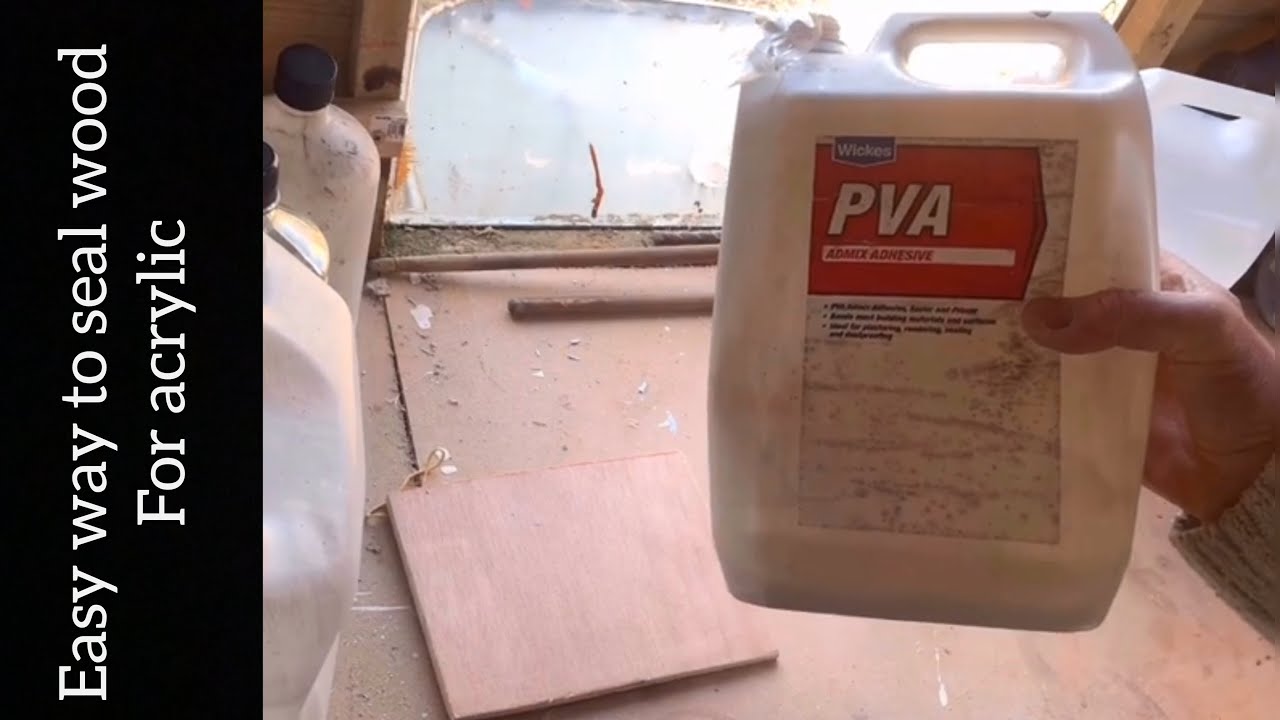 How to seal wood for Acrylic painting