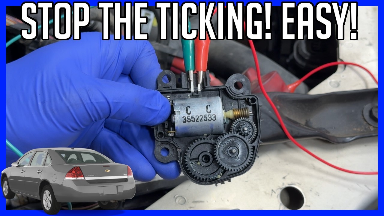 Chevrolet Impala Blend Door Actuator Replacement 2006–2016 Fix Clicking AC / Stuck Hot or Cold Fast!