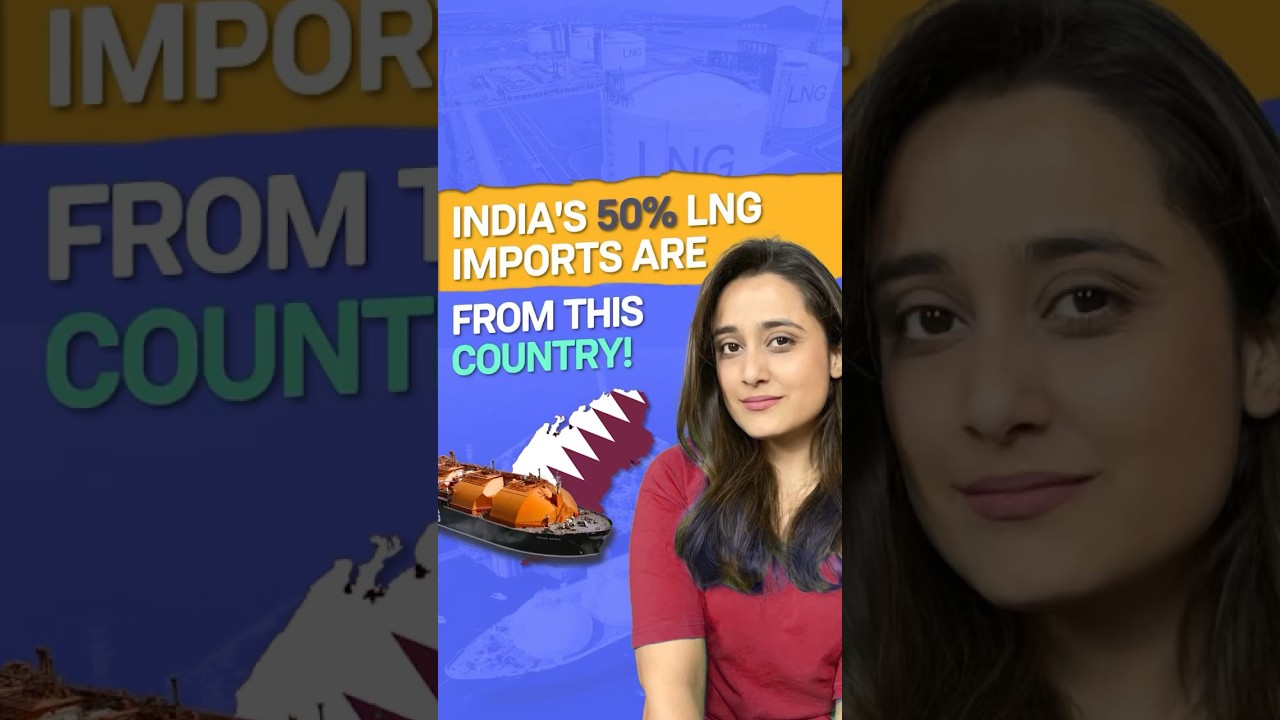 India's 50% LNG imports are from just 1 country!