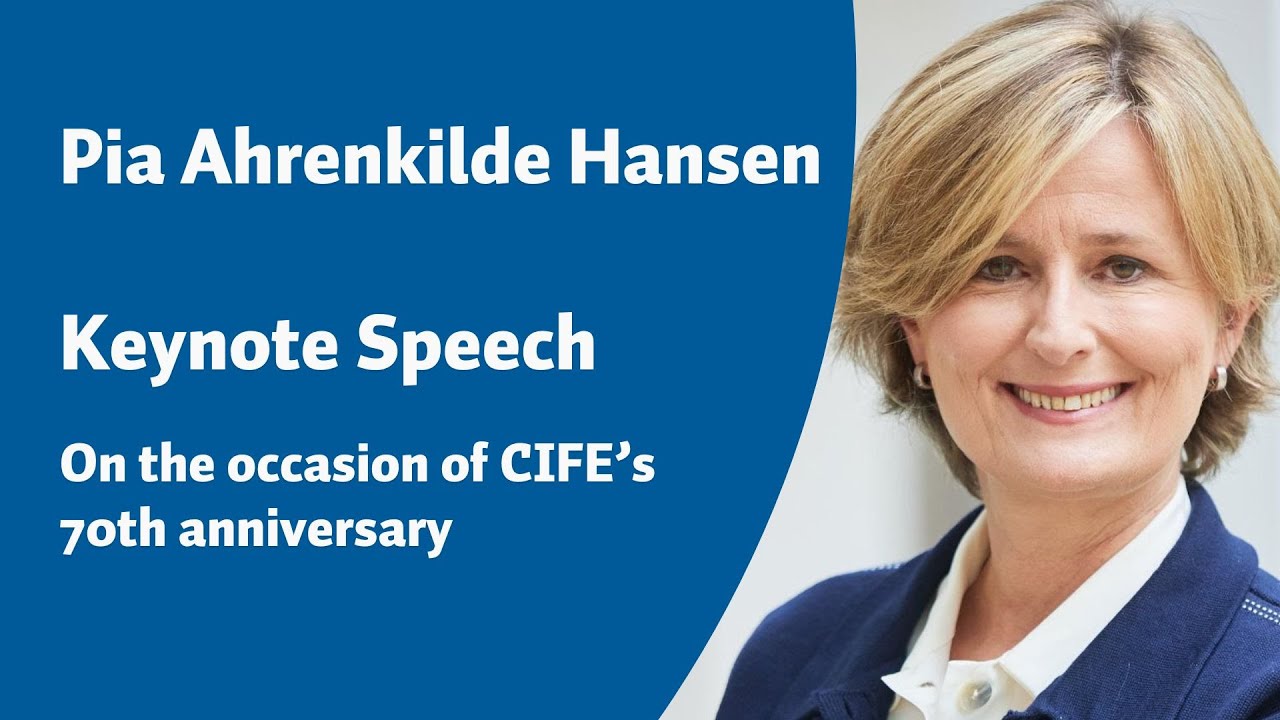 Keynote Speech by Pia Ahrenkilde Hansen, DG Education, Youth, Sport and Culture, European Commission
