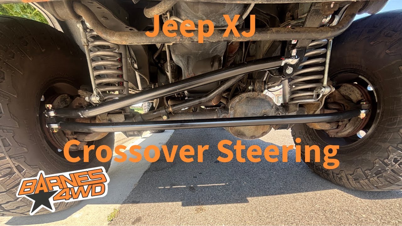 Jeep Cherokee XJ Crossover Steering Kit Install From Barnes4WD