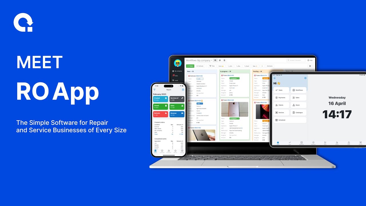 Repair Shop Software | RO App