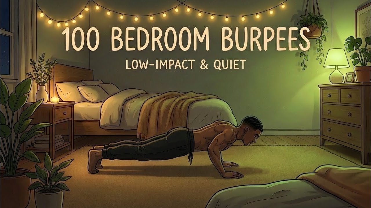 I Did 100 Burpees in My Bedroom (EMOM Challenge) 🔥