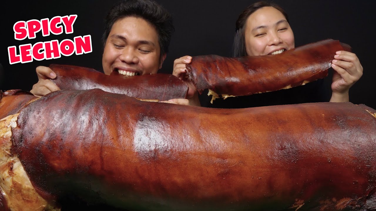 SPICY LECHON BABOY MUKBANG