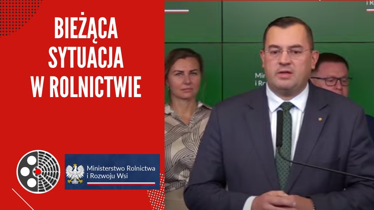 [MRiRW]: Briefing prasowy na temat bieżącej sytuacji w rolnictwie