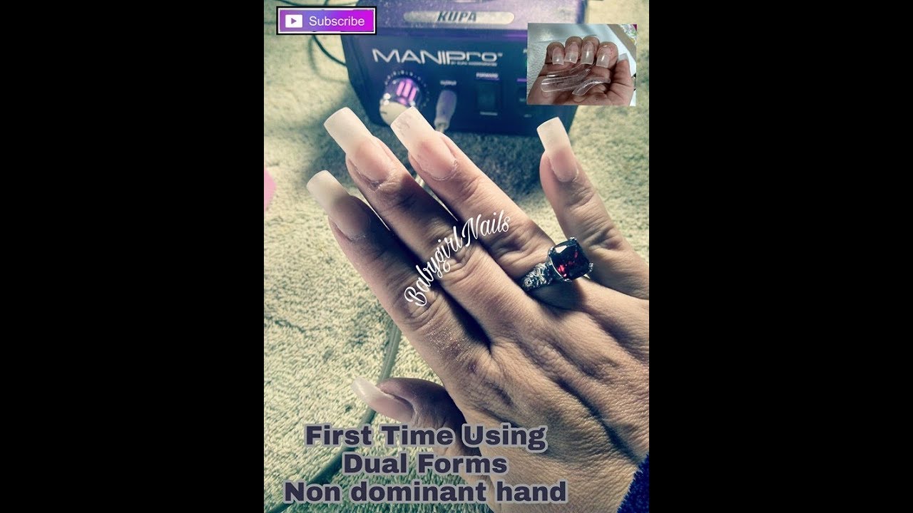 How To: Making a Nail Tip Using Dual Forms & Hard Gel