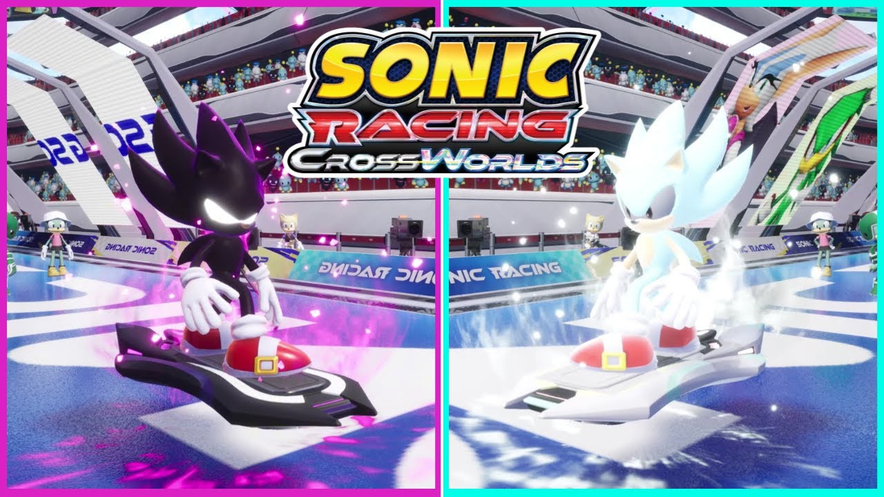 ✨ DARK SONIC and HYPER SONIC - SONIC RACING: CROSSWORLDS (4K)