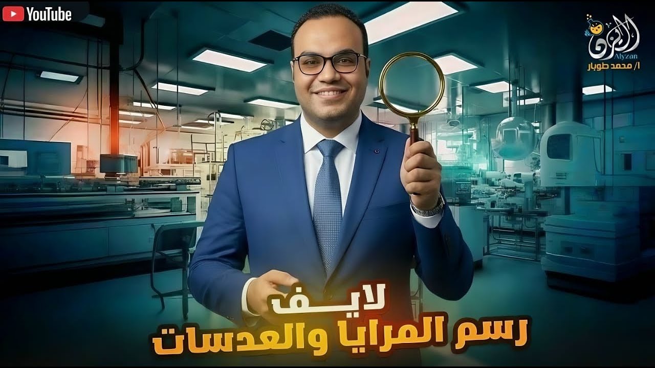 📚 الصف الثلث الاعدادي الترم الأول2026🌟درس رسم المرايا و العدسات✨