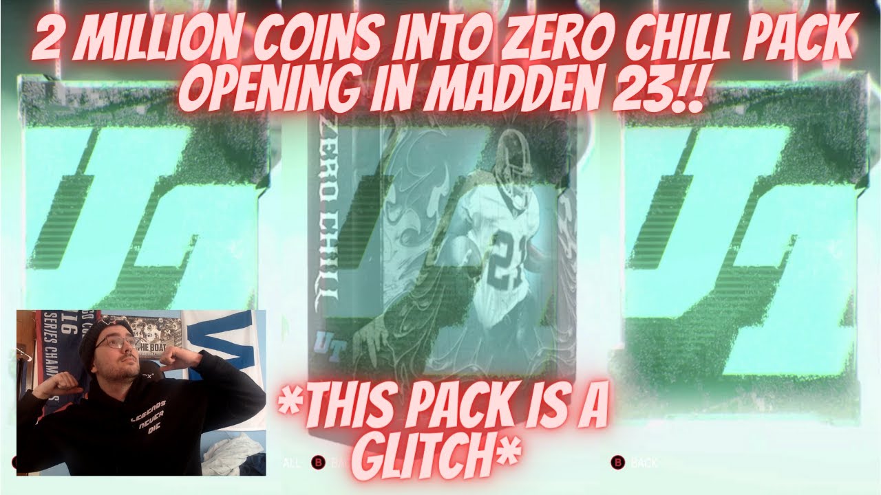 *THIS PACK IS A GLITCH* 2 MILLION COIN ZERO CHILL PACK OPENING IN MADDEN 23!! SO MANY GHOST PULLS!!