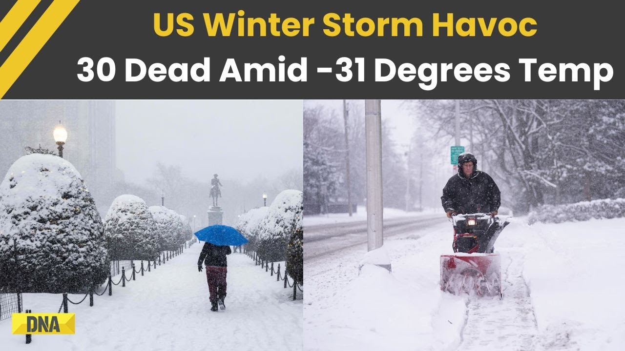 US News: 30 Dead, 17,000+ Flights Hit As United States' Massive Winter Storm Creates Chaos