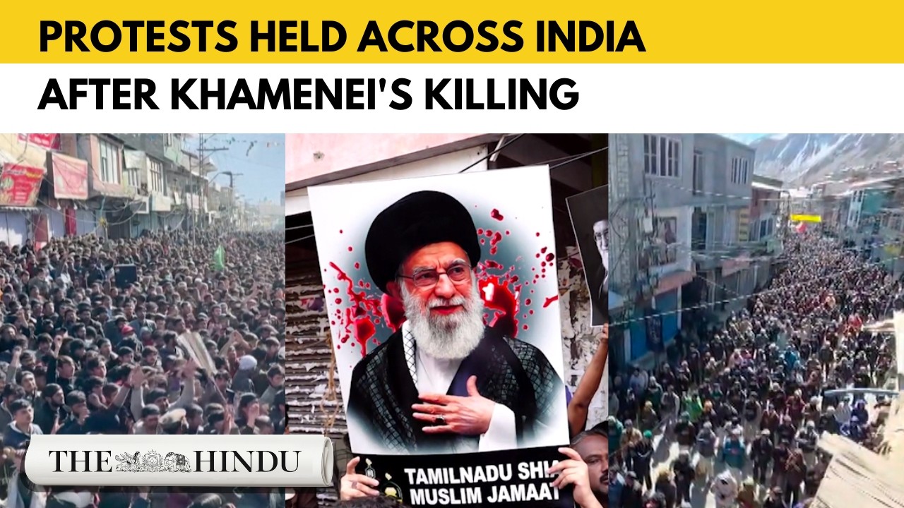 Protests, mourning marches held across India after Ali Khamenei's killing in US-Israel strike