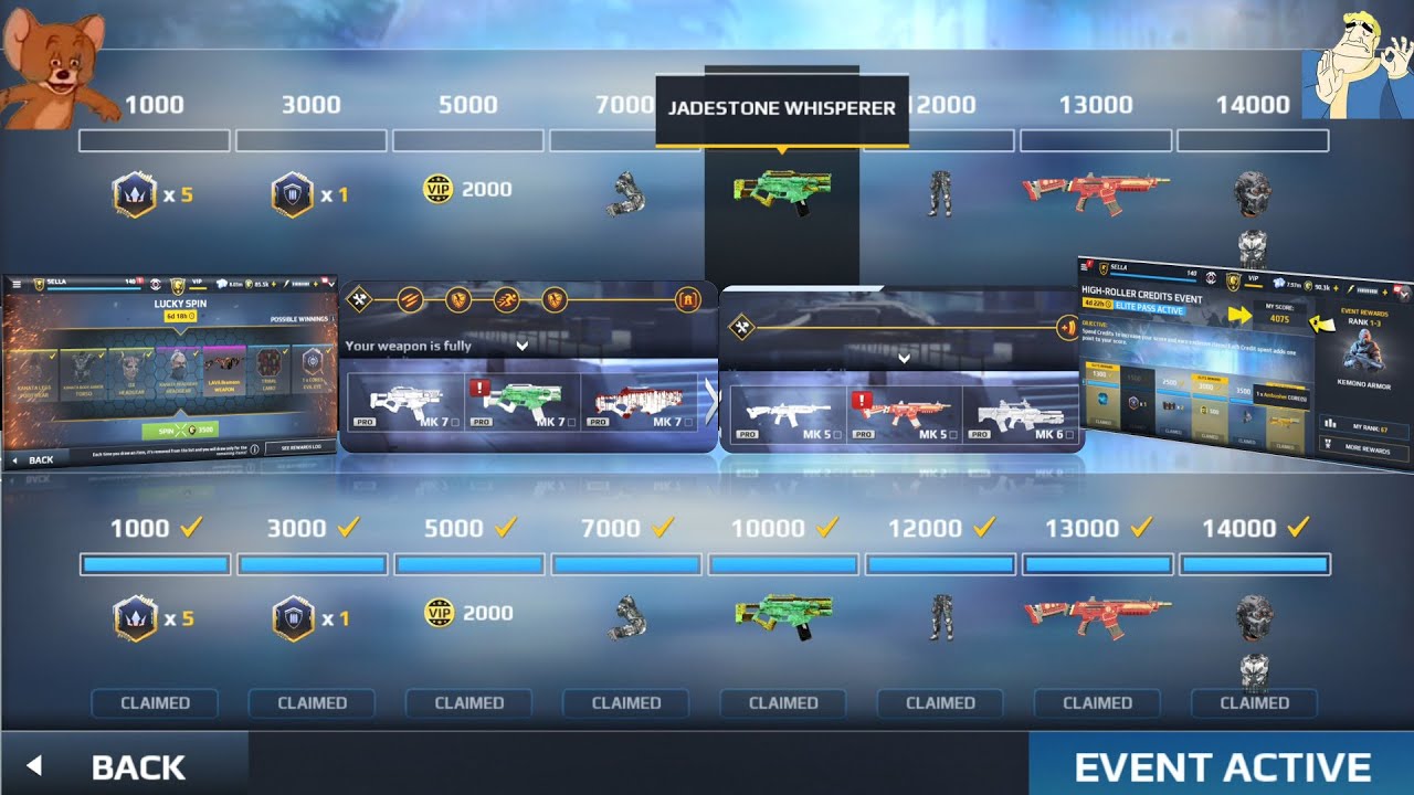 🔰 🔫 UNLOCK JADESTONE WHISPERER 🔫  BY ~ 14000 credits 💲  || MODERN COMBAT 5